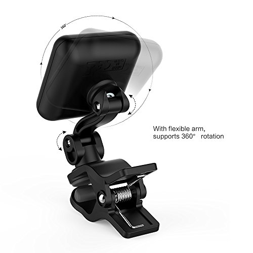 Moniss Amt-100 2 Em 1 Recarregável Com Clipe Rotativo De Afinador Eletrônico Metrônomo Tela Colorida