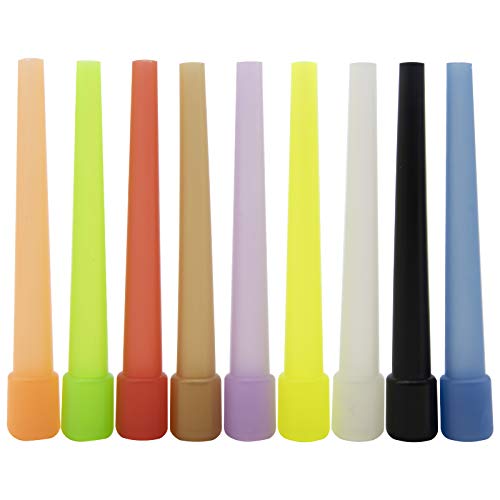 3.6'' Premium Hookah Tips Disposable Hookah Mouth Tips Individual Wrapped Mixed Colors Mouth Tips (G*50)