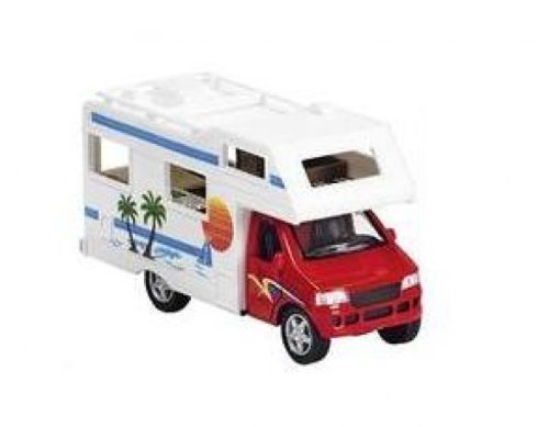 Preisvergleich Produktbild Unbekannt Wohnmobil rot Modellauto Spritzguss
