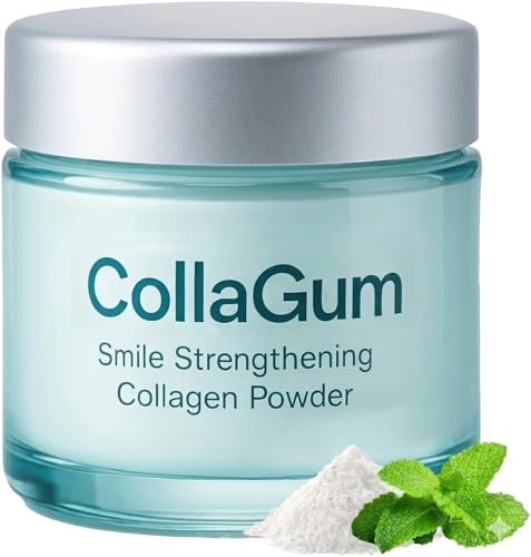 Collagen Powder for Gums Collagen Tooth Powder with Nano-Hydroxyapatite Hydroxyapatite Teeth Powder for Gum & Enamel Care Natural Fluoride-Free Gentle Formula