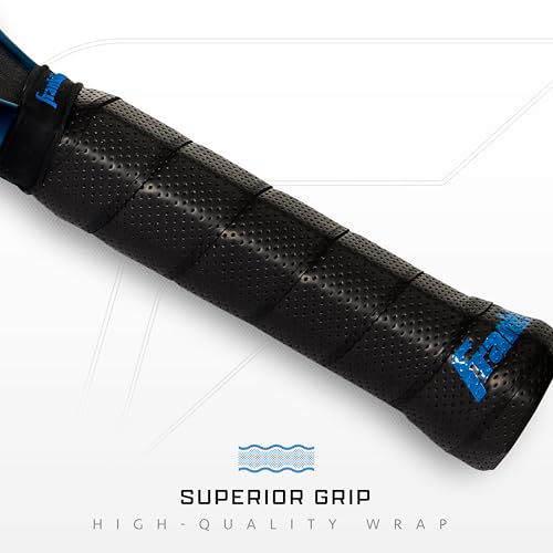 Franklin Sports PRO Pickleball Paddles - C45 Carbon Fiber Series - Official USAP + UPA Approved Pickleball Paddle - Hybrid Pro Player Design - 14mm Polymer Core - Blue by Franklin Sports - Image 7