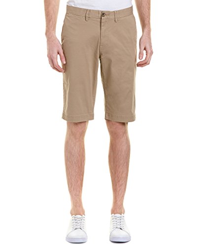 Ben Sherman Men's Stretch Slim Chino Short, Stone, 32