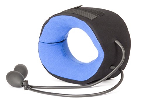 TracCollar Body Sport Cervical Neck Traction Device, Fits 16 in. to 18 in. Size (Medium/Large) - Inflatable, Adjustable Stretcher for Pain Relief with Two-Hand Pump System