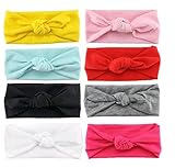  HBselect 8 stk Haarreifen Damen breite Haarbänder Stirnbänder verschiedne Farben für Alltag Konzerte Party Make-up dicke Haare