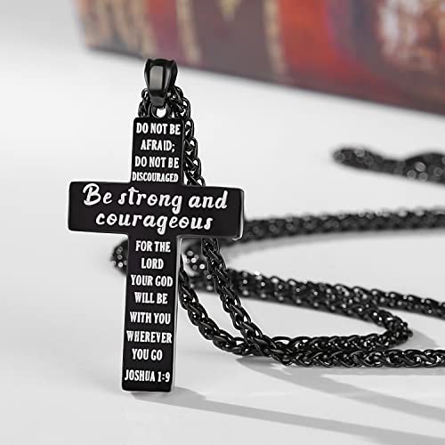 Teen Boys Gifts For Teenage Boys Birthday 10 Year Old Boy Gifts Ideas Boyfriend Men Cross Necklace Chain Confirmation Son Grandson Anniversary Stocking Stuffers Valentines Graduation Him Easter #TOP2