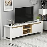 Photo Gallery homidea roma tv lowboard – mobile tv – supporto per tv – per il vostro soggiorno o ufficio dal design moderno – 160 x 48,6 x 35 cm (larghezza x altezza x profondità) (roma – bianco/rovere) Photo Gallery homidea roma tv lowboard – mobile tv – supporto per tv – per il vostro soggiorno o ufficio dal design moderno – 160 x 48,6 x 35 cm (larghezza x altezza x profondità) (roma – bianco/rovere)