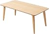 Emeur Natural Wood Veneer Folding Table, Width 105 cm, Ash, Finished Product