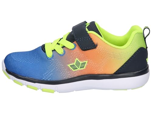 Lico Colour Vs, Zapatillas Unisex niños, Azul Naranja Limón, 28 EU