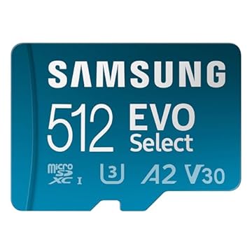 SAMSUNG EVO Select 512GB microSD