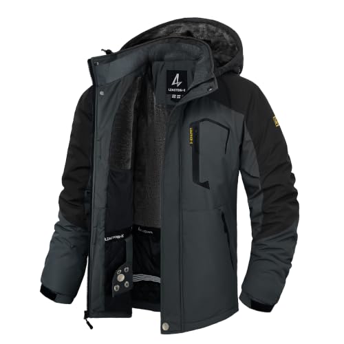 Image of Mens Winter Coats Puffer Waterproof Ski Insulated Jacket