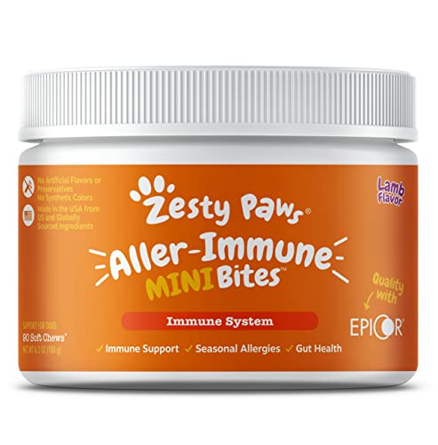 Allergy & Immune Support Mini Soft Chews, Supports Immunity + 8-In-1 Multivitamin Mini Soft Chews For Small Dogs – Glucosamine & Chondroitin #TOP1