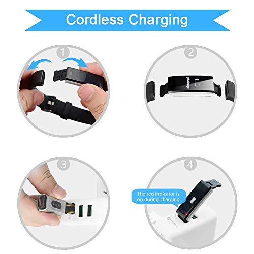 Letsfit Fitness Tracker with Heart Rate Monitor, Slim Activity Tracker Watch, Pedometer Watch, Sleep Monitor, Step Counter, Calorie Counter, Waterproof Smart Band for Kids Women and Men - Thumbnail 7