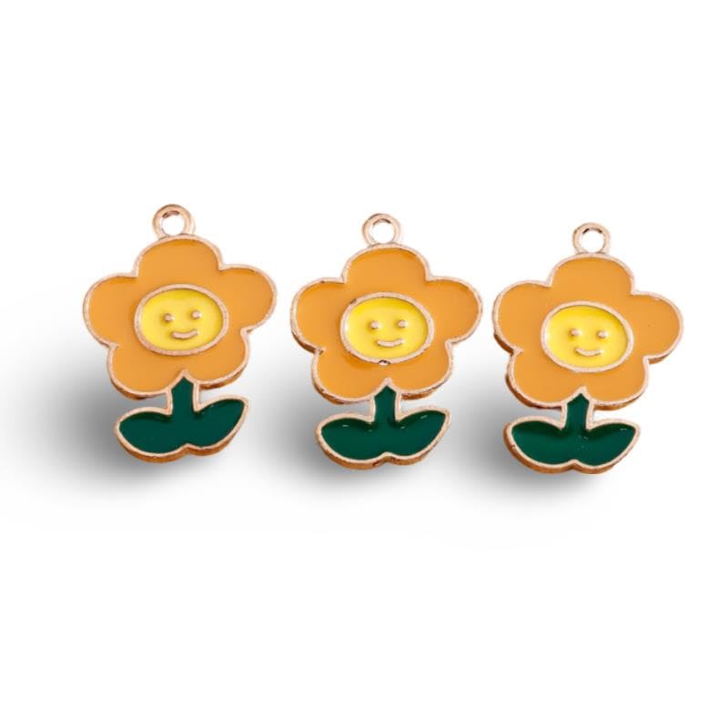 Charms de fleurs pendentif en lot de 10pcs pour sublimer vos colliers de mariage