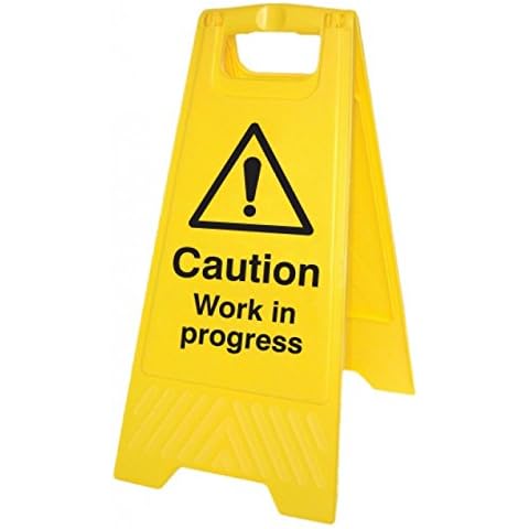 Caledonia Signs 58540 Caution Work in Progress Sign Cover