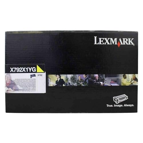 Toner Jaune Lexmark X792de résout impressions ternes X792X2YG