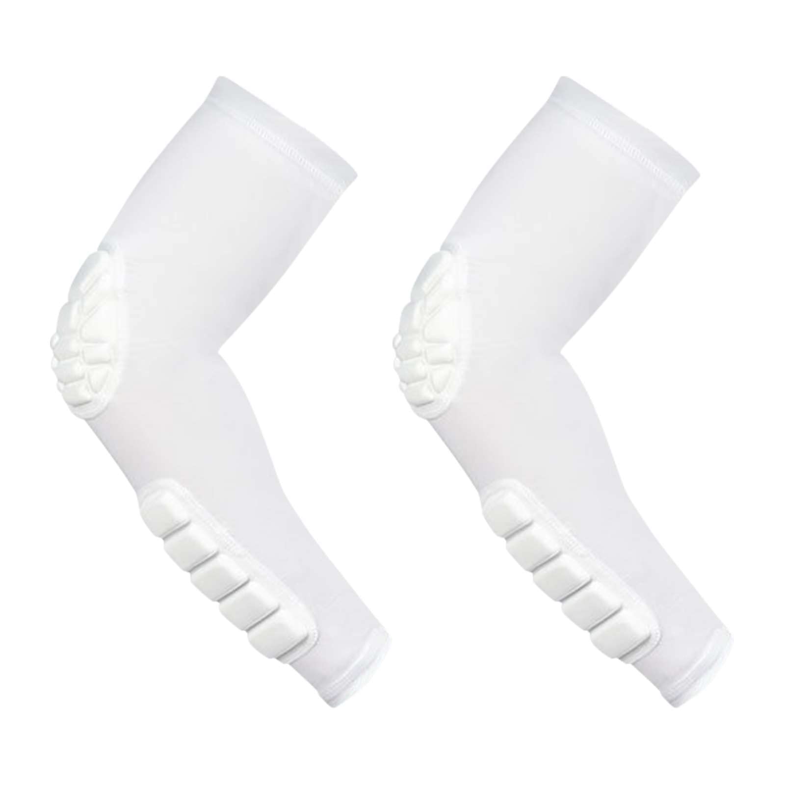 Blaward Padded Arm/Leg Sleeves, 2Pcs Crashproof Elbow Forearm Pads/Knee Calf Shin Protective Support for Football Basketball