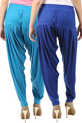 Image of Buy That Trendz Patiala Salwar for Women Viscose Patiala Pant Combo