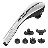 Hangsun Cordless Back Massager Handheld Deep Tissue Percussion Massage for Shoulder, Leg, Calf, Foot, Muscle Pain Relief MG630 Portable Electric Full Body Massagers with 6 Speed and 6 Modes