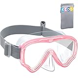 Vvinca Kids Snorkel Diving Mask Panoramic HD Swim Mask, Anti-Fog Scuba Diving Goggle, Leakproof Dive