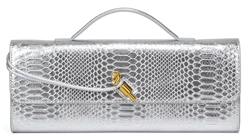 Image of Upbull Trendy Woven Evening Clutch Purses Women Underarm Shoulder Handbag Cute Satchels Crossbody Purse PU Leather Wallet