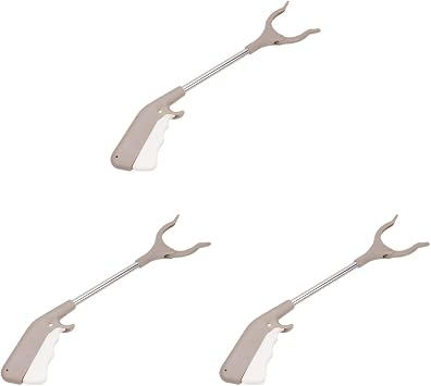 LIFKOME 1/2/3 Pack Grabber Reacher Tool 16 Inch Heavy Duty Mobility Grip Hand Stainless Steel Pick Up Grab Tool Trash Litter Picker Trash Claw Grabber Tool