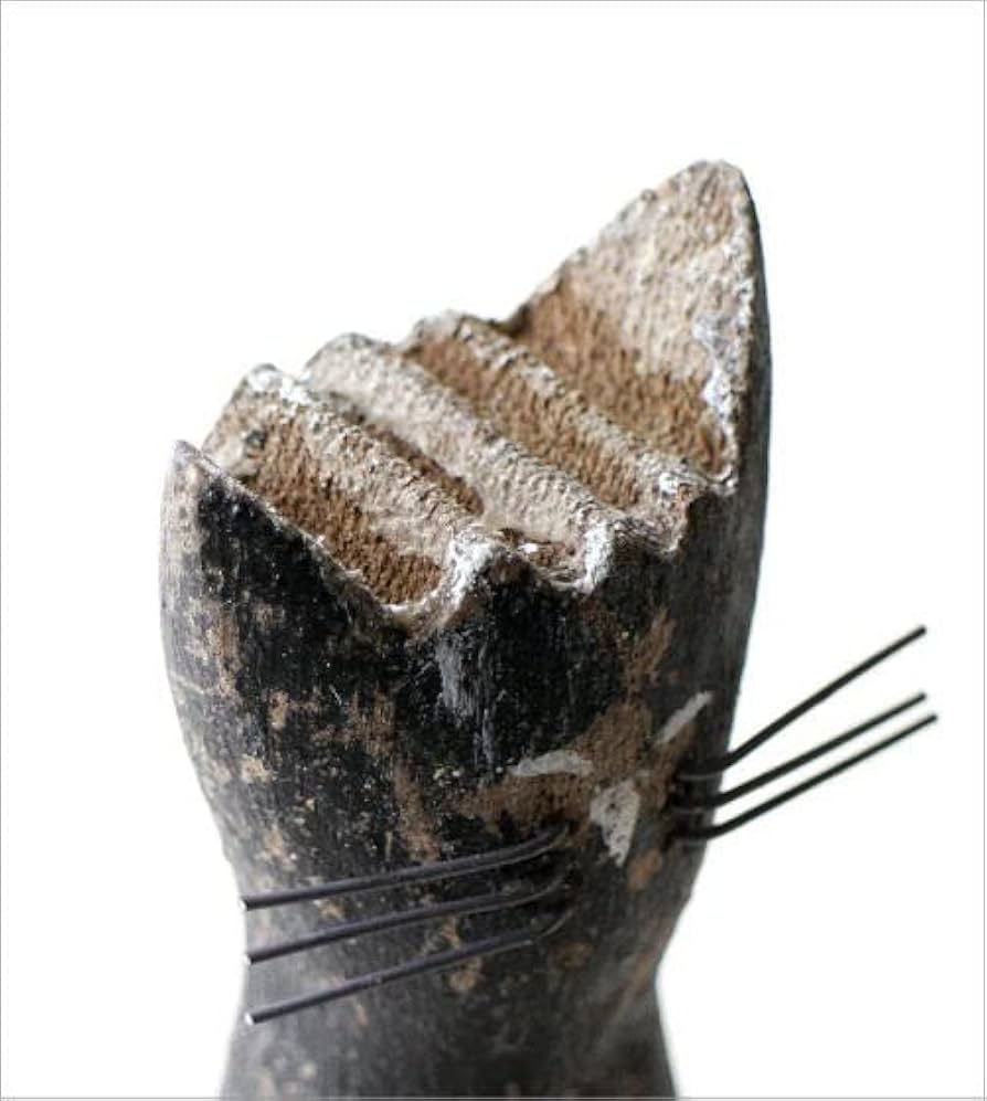 猫型木製置物 中型 ナチュラルウッド 猫型木製置物 中型 ナチュラルウッド