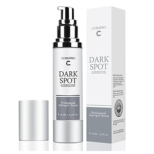 Cosmpro Serum Antimanchas para Peeling Facial, 45ml Despigmentante Facial Manchas Piel, Manchas cara Eliminación, Tratamiento de Manchas de Edad & Mancha de Sol, Dark Spot Remover for Face and Body
