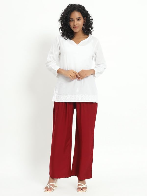 Image of Soft Colors Relaxed Fit Pocket Palazzo