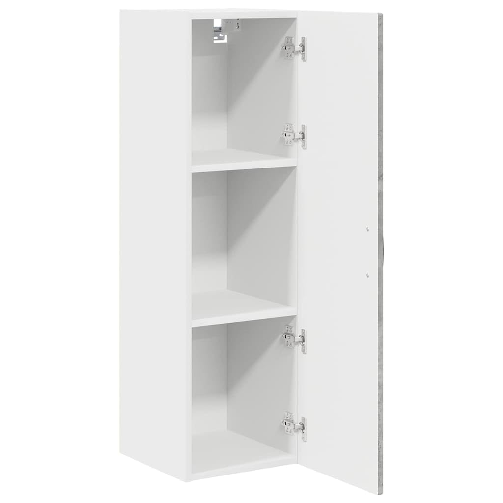 Mobile da cucina Porto, 30 x 31 x 100 cm, grigio cemento, in legno