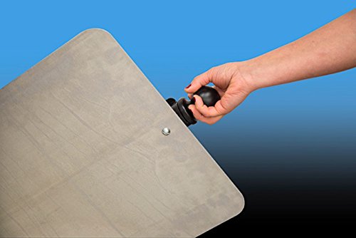 Pp2 Tip'n Roll Portable Sign Pole - Black 48" #TOP3