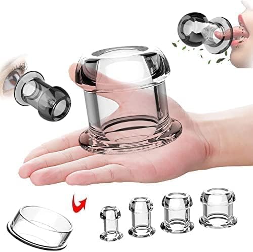 アナルプラグ 通貫式 アナル拡張 中空 透明 TPE製 マッチしたストッパー付き 浣腸用可 アナル開発 Gスポット刺激 肛門プラグ アナル内観察 観察プレイ おとなのおもちゃ 羞恥プレイ 多種用途 女性用 初心者 肛門用 (透明,4本（S+M+L+XL）)