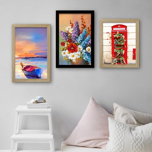 SESEAT 16x24 Frame Black, Display Pictures 16x24 without Mat, Photo Frames Wall Gallery, 1 Pack - Thumbnail 2