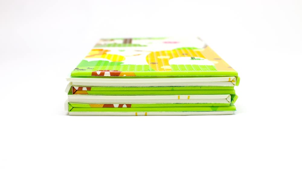Spielmatte für Babys, faltbar, rutschfest, extra groß, wendbar, wasserdicht, tragbar, doppelseitig.