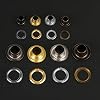 Eyelet Grommet Washer with 3pcs Handwork Tools Set with Storage Box for Shoe Clothes Leather Crafts DIY(3mm*420pcs)