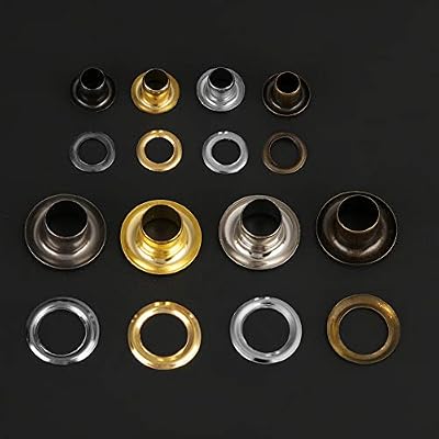Eyelet Grommet Washer with 3pcs Handwork Tools Set with Storage Box for Shoe Clothes Leather Crafts DIY(3mm*420pcs)