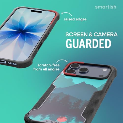Image of Smartish iPhone 17 Pro Max MagSafe Case - Gripzilla Protective Magnetic Case for Men [Rugged + Tough] Military Grade Heavy Duty Grip Armor - Drop Tested for iPhone 17 Pro Max - Moving Mountains