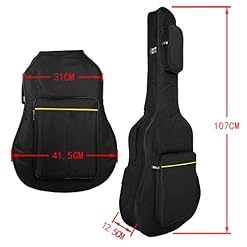 Sac de Guitare Rembourré Imperméable avec Poches Bandoulière Sangles Réglables Renforcée Sac en Nylon 600D 41 Pouces… - Les Beatles, Paul McCartney, John Lennon, RIngo Starr, George Harrison Sac de Guitare Rembourré Imperméable avec Poches Bandoulière Sangles Réglables Renforcée Sac en Nylon 600D 41 Pouces… – Image 3