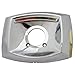 Simpatico 31644C Delta Rectangle Shaped Shower Escutcheon Only For Shower Valve, Chrome Plated