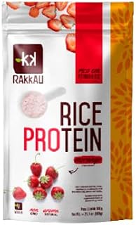 Kit 2X: Rice Protein Morango Vegana Rakkau 600g