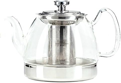 Miniatura 2 de Uniware Caldera de cristal Hop Topt de 40.6 fl oz con filtro