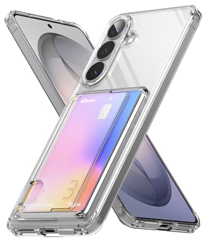 Coque transparente Samsung S26 Plus pour ranger sa carte sans portefeuille