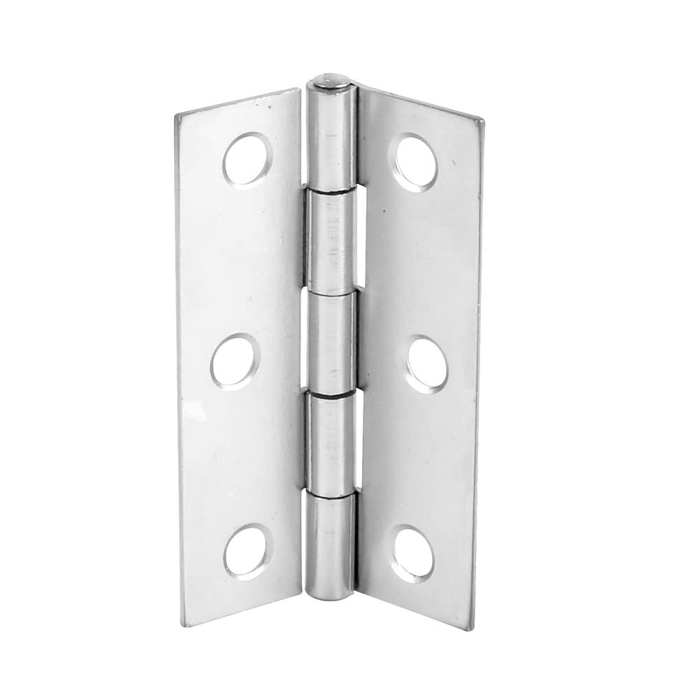 Merriway BH07697 (2 Pcs) Loose Pin Butt Hinge, Zinc Plated Mild Steel 75mm (3 inch) - Pack of 2 Pieces
