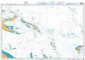 UKHO BA Chart 4604 South Pacific Ocean, Coral and Solomon Seas and Adjacent Seas