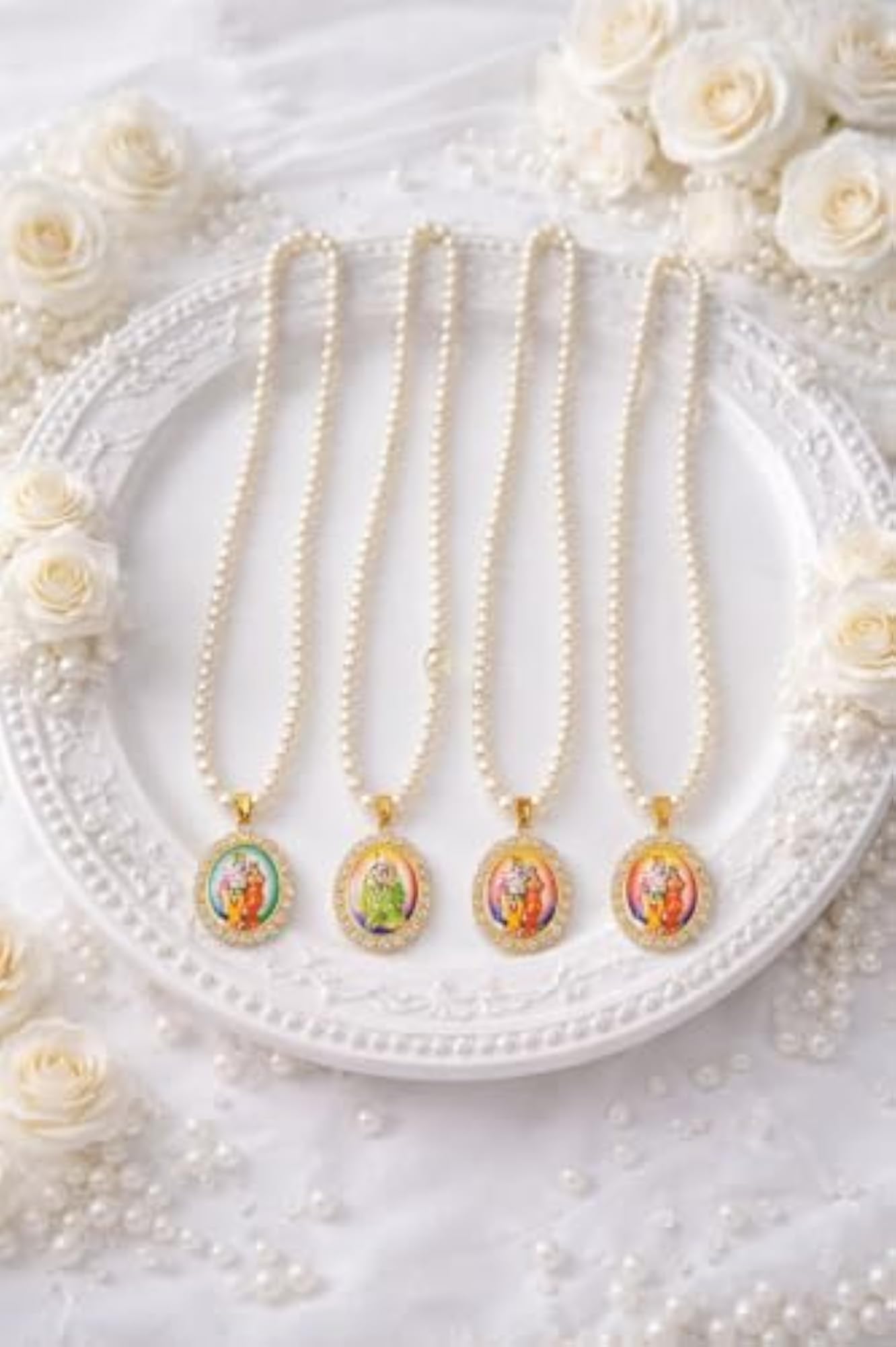 Pearl Welcome Mala for Barati Swagat, Pack of 6