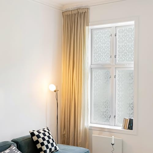 Vinilo decorativo para ventana con patrón Barroco 25 x 17 in miniatura 5