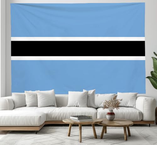Tenture murale drapeau de la Botswana pour transformer la chambre d'un adolescent