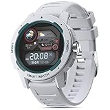 【Herzfrequenzmesser und Schlaf-Tracker rund um die Uhr】 Überwachen Sie automatisch Ihre Echtzeit-Herzfrequenz und bieten Sie eine umfassende Analyse Ihrer Schlafqualität (Tiefschlaf, leichter Schlaf und Weckzeit), um einen gesünderen Lebensstil zu entwickeln.