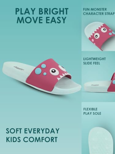 Image of URJO Kids's Sliders /Slippers Lightweight Super Flexible Arch Support Durable Anti Skid & Stylish Dailywear Sliders /Slippers for Boy's & Girl's