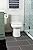 Miseno MNO120C Mia One-Piece High Efficiency Toilet with Elongated Chair Height Bowl - Includes Soft Close Seat and Wax Ring Kit - Bright White