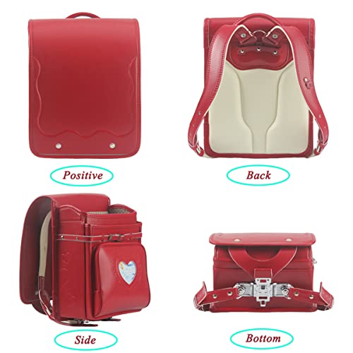 randoseru japanese schoolbag backpack Senior waterproof PU leather3